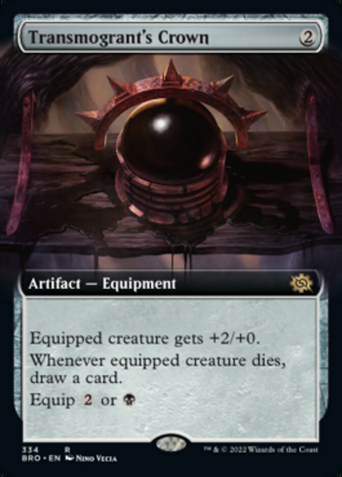 Transmogrant's Crown (Extended Art) [The Brothers' War] Foil