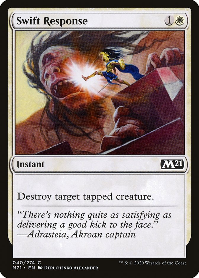 Swift Response [Core Set 2021] Foil