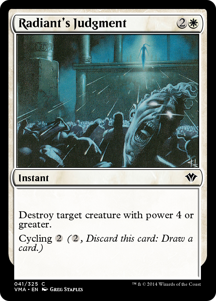 Radiant's Judgment  [Vintage Masters]