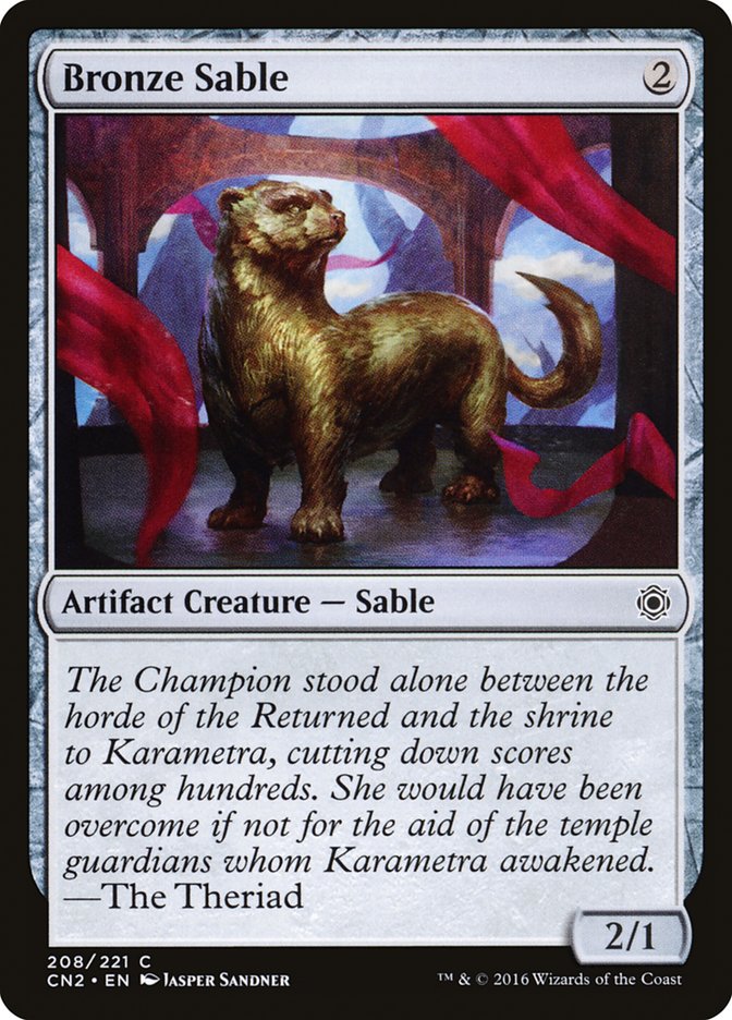 Bronze Sable [Conspiracy: Take the Crown] Foil