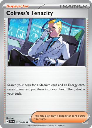 Colress's Tenacity (057/064) [Scarlet & Violet: Shrouded Fable] Reverse Holofoil