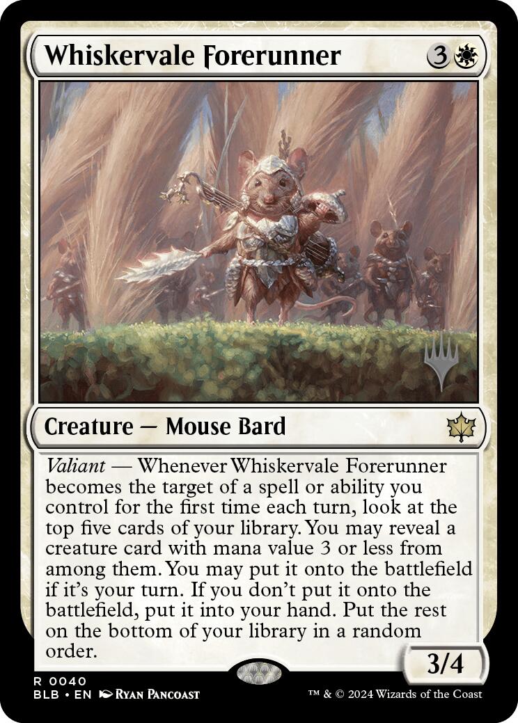 Whiskervale Forerunner (Promo Pack) [Bloomburrow Promos] Foil