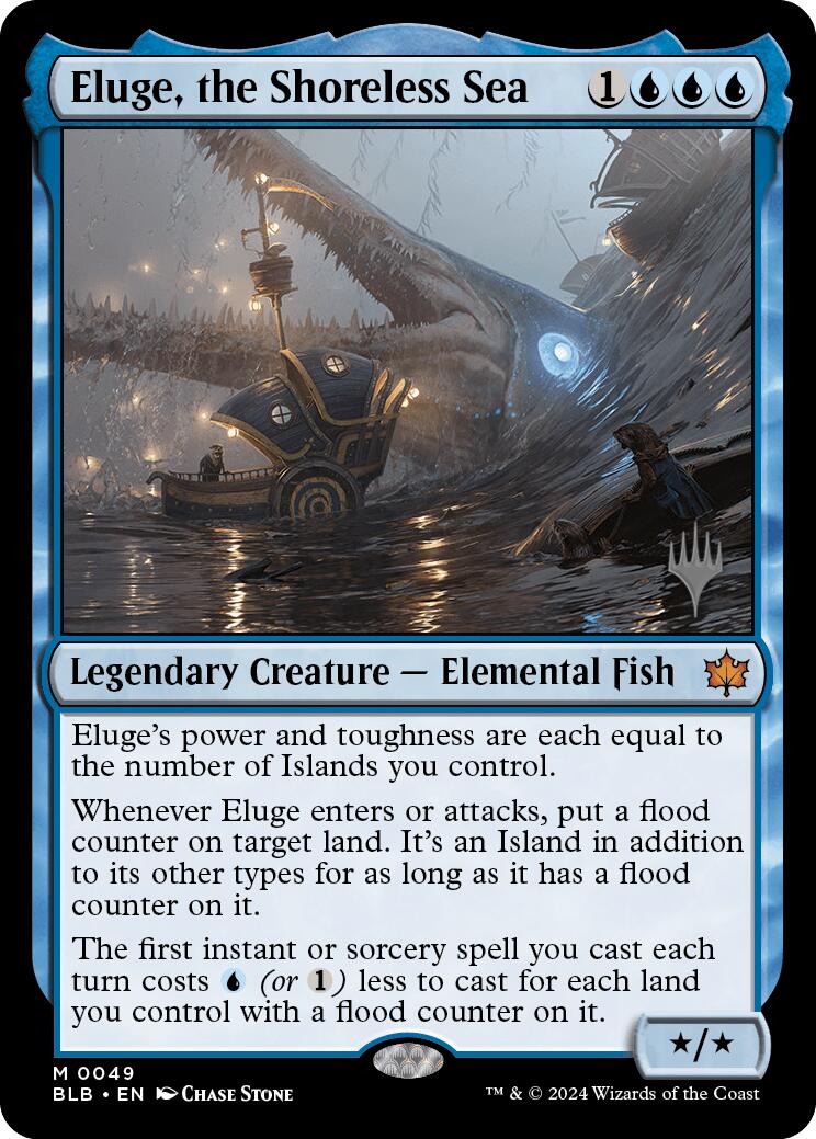 Eluge, the Shoreless Sea (Promo Pack) [Bloomburrow Promos] Foil