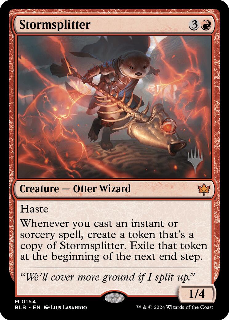 Stormsplitter (Promo Pack) [Bloomburrow Promos] Foil