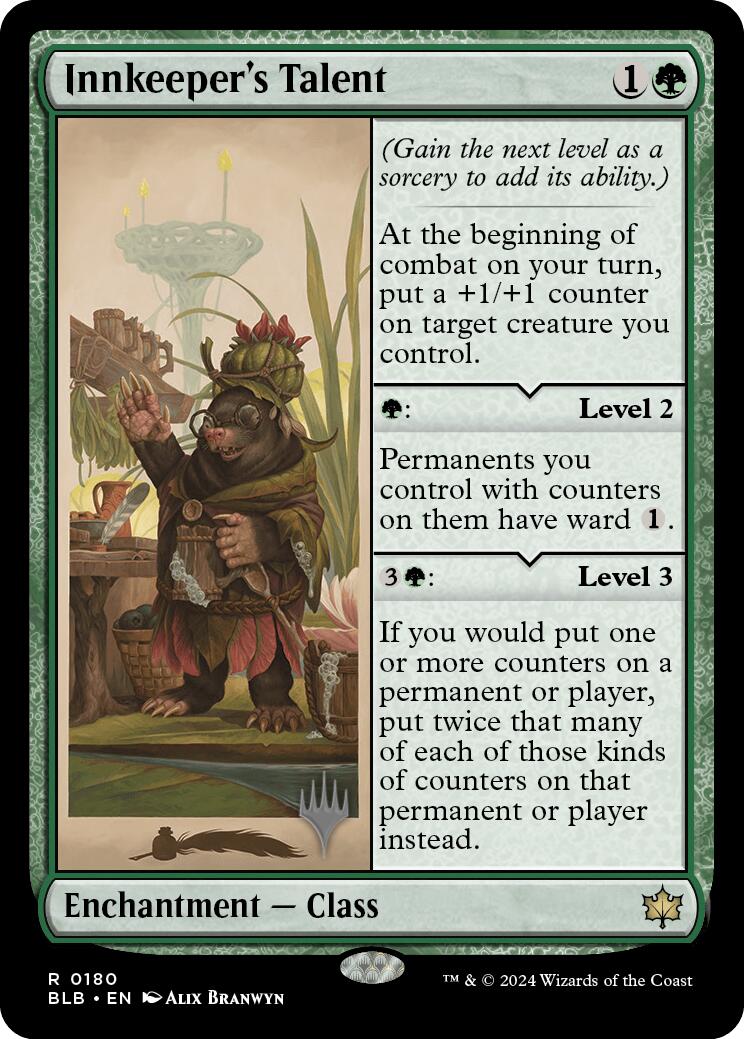 Innkeeper's Talent (Promo Pack) [Bloomburrow Promos] Foil
