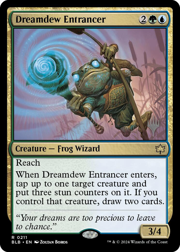 Dreamdew Entrancer (Promo Pack) [Bloomburrow Promos] Foil