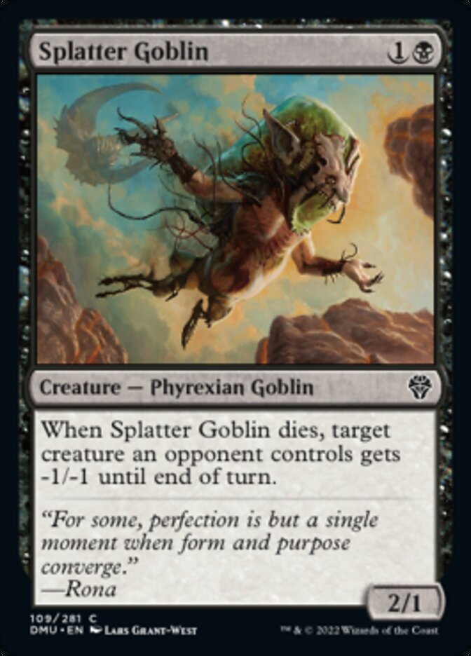 Splatter Goblin [Dominaria United] Foil