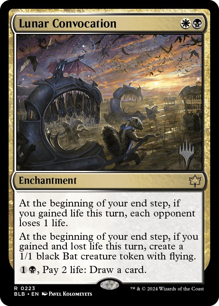 Lunar Convocation (Promo Pack) [Bloomburrow Promos] Foil