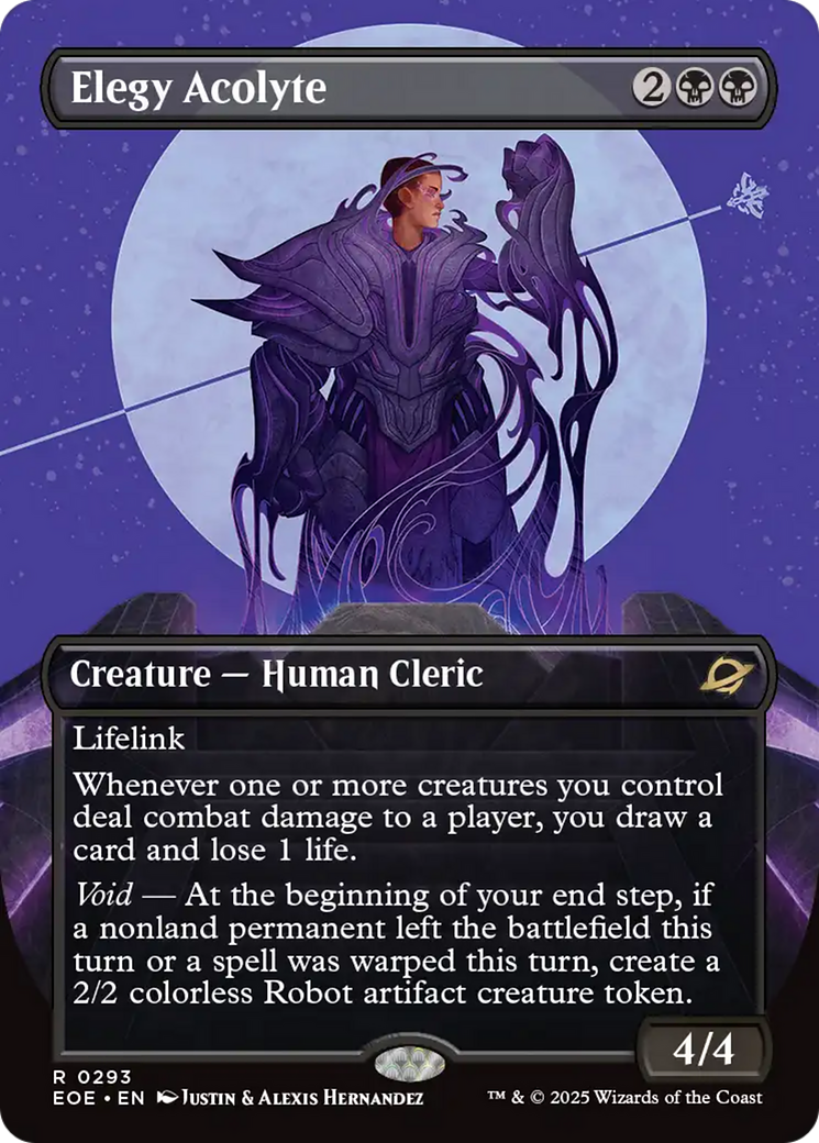 Elegy Acolyte (Borderless) [Edge of Eternities] Foil
