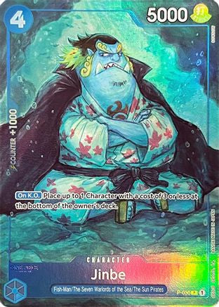 Jinbe (Premium Card Collection -BANDAI CARD GAMES Fest. 23-24 Edition-) (P-030) - [One Piece Promotion Cards] Foil