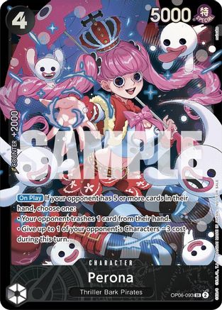 Perona (Store Treasure Cup 2024) (OP06-093) - [One Piece Promotion Cards] Foil