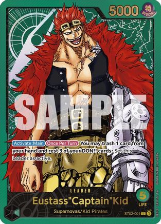 Eustass"Captain"Kid (Premium Card Collection -Leader Collection-) (ST02-001) - [One Piece Promotion Cards] Foil
