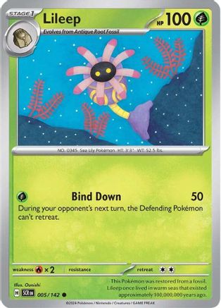 Lileep (005/142) [Scarlet & Violet: Stellar Crown] Reverse Holofoil