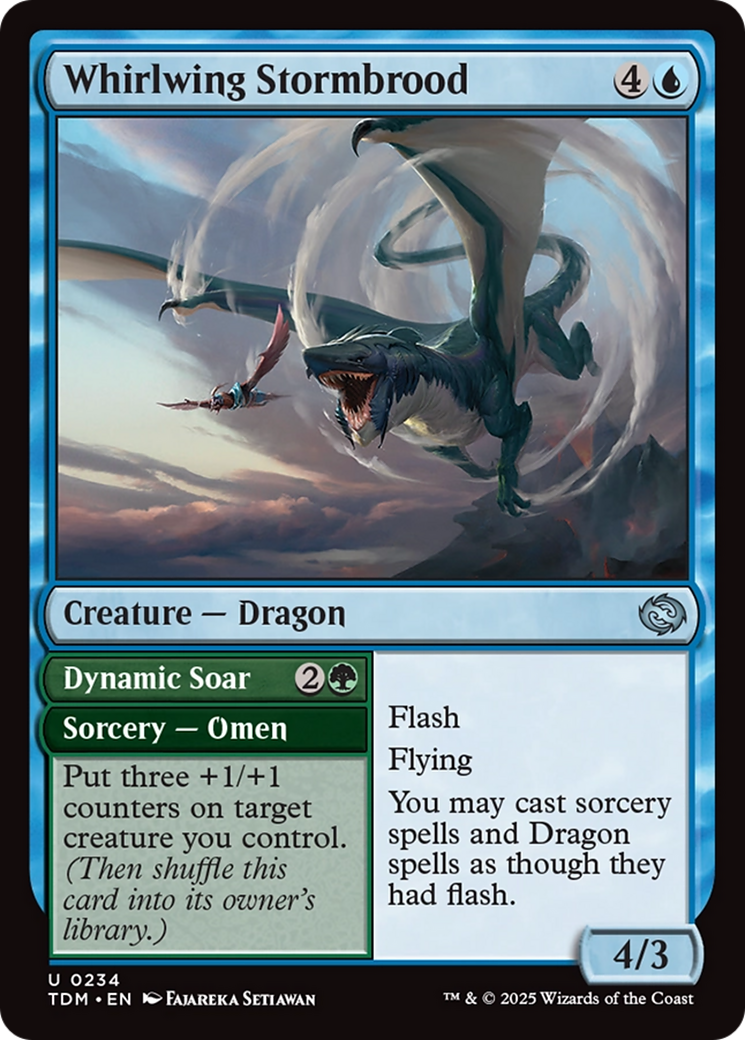 Whirlwing Stormbrood [Tarkir: Dragonstorm] Foil