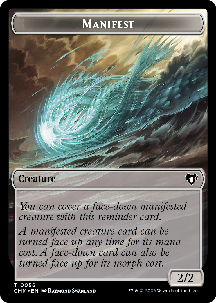 Manifest  [Commander Masters Tokens] Foil