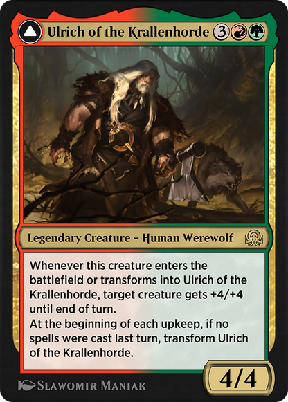 Ulrich of the Krallenhorde // Ulrich, Uncontested Alpha  [Shadows over Innistrad Remastered]