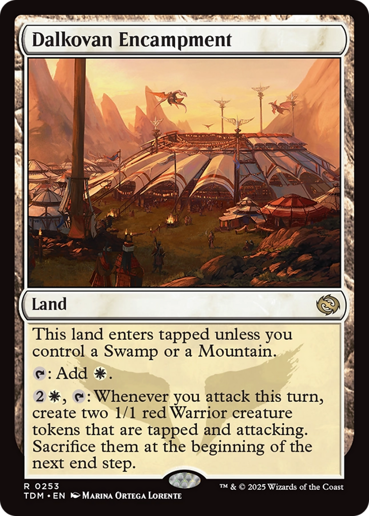 Dalkovan Encampment [Tarkir: Dragonstorm] Foil