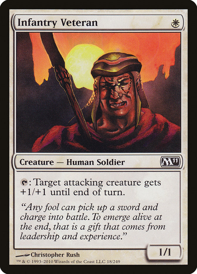 Infantry Veteran [Magic 2011] Foil