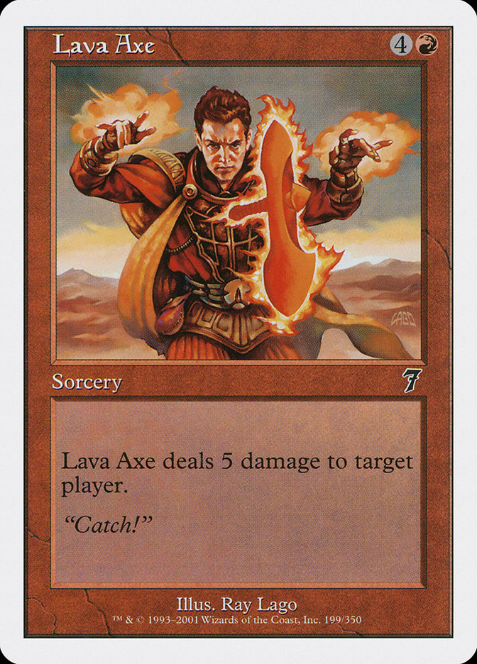 Lava Axe [Seventh Edition] Foil