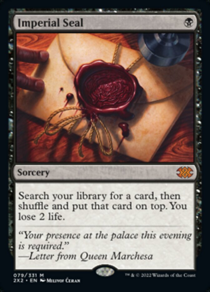 Imperial Seal [Double Masters 2022] Foil