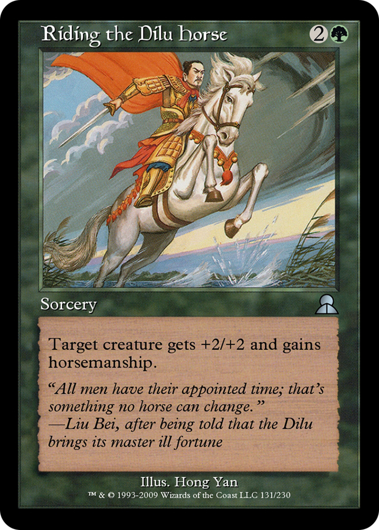 Riding the Dilu Horse  [Masters Edition III] Foil