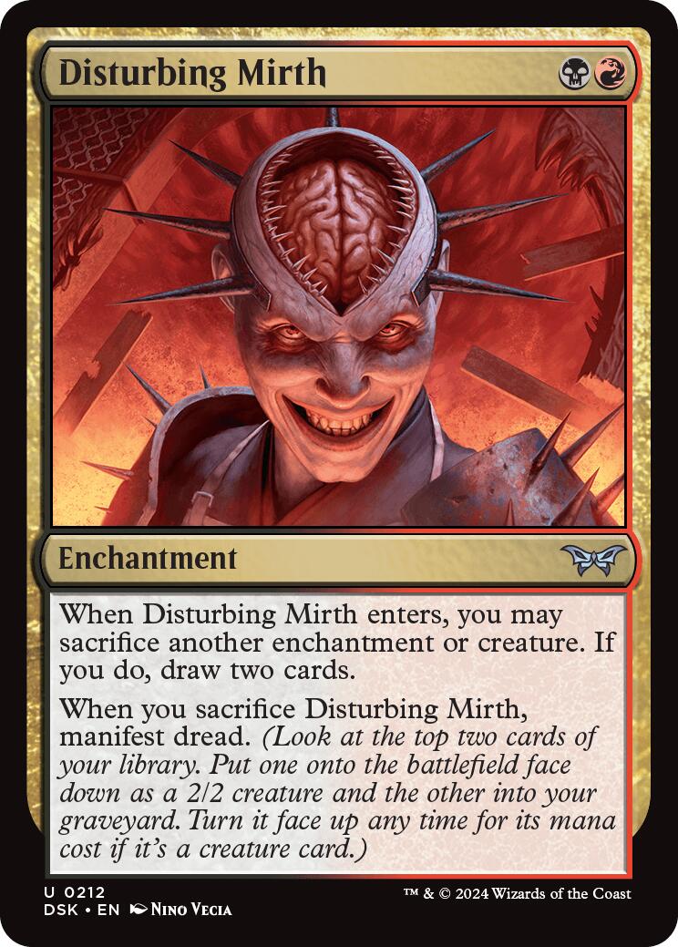Disturbing Mirth [Duskmourn: House of Horror] Foil
