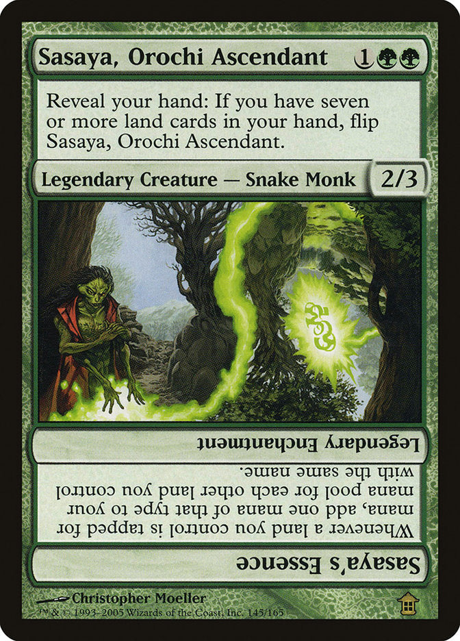 Sasaya, Orochi Ascendant // Sasaya's Essence [Saviors of Kamigawa] Foil
