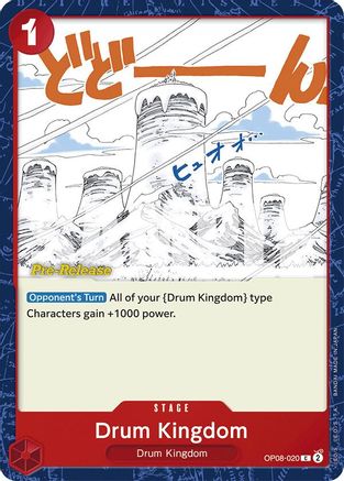 Drum Kingdom (OP08-020) - [Two Legends Pre-Release Cards]
