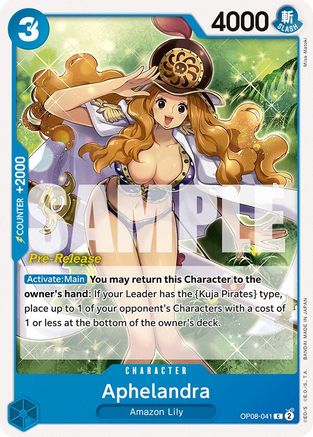 Aphelandra (OP08-041) - [Two Legends Pre-Release Cards]
