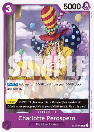 Charlotte Perospero (OP08-068) - [Two Legends Pre-Release Cards]
