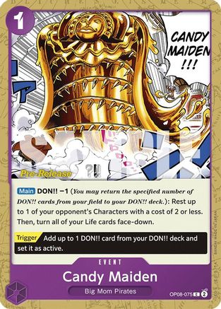 Candy Maiden (OP08-075) - [Two Legends Pre-Release Cards]