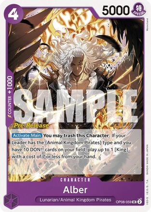 Alber (OP08-059) - [Two Legends Pre-Release Cards]