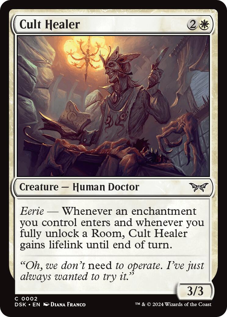 Cult Healer [Duskmourn: House of Horror] Foil