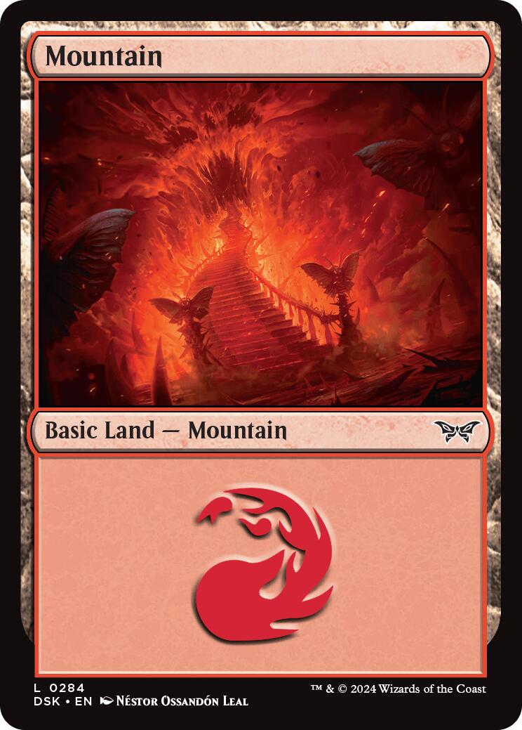 Mountain (0284) [Duskmourn: House of Horror] Foil