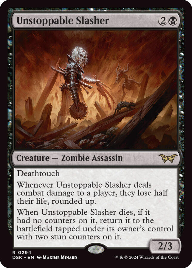 Unstoppable Slasher (0294) [Duskmourn: House of Horror] Foil