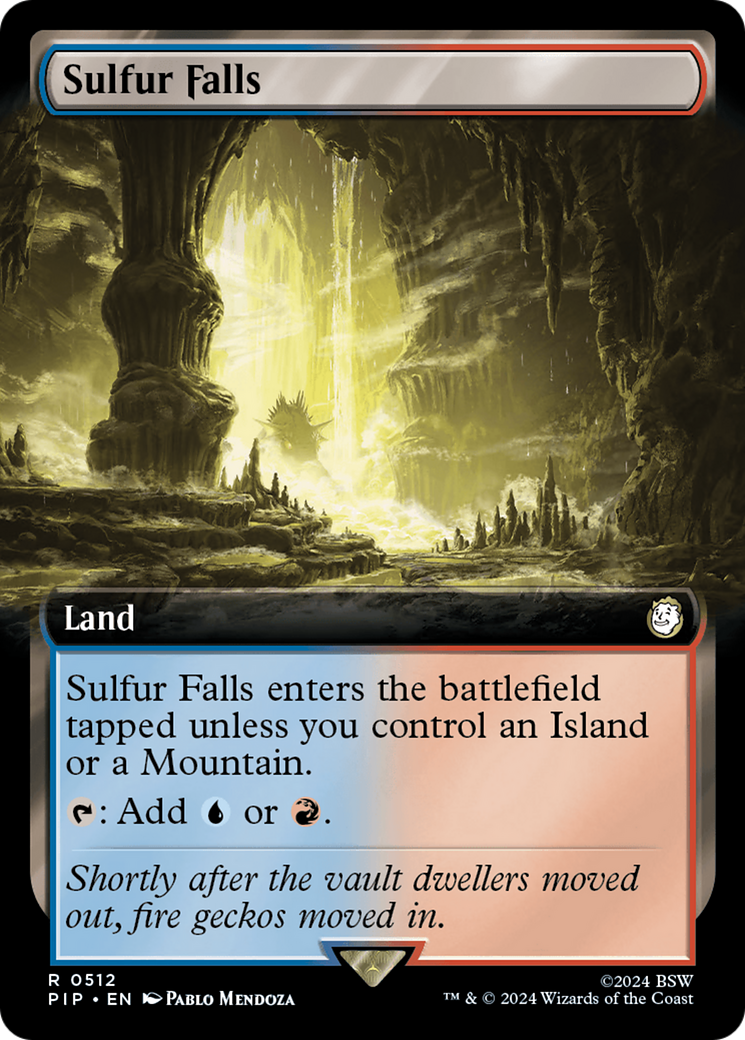 Sulfur Falls (Extended Art) [Fallout] Foil