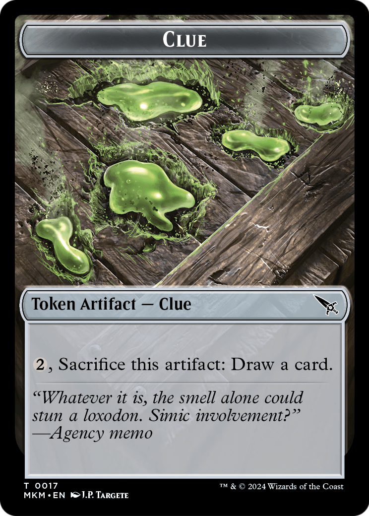 Clue  [Murders at Karlov Manor Tokens] Foil