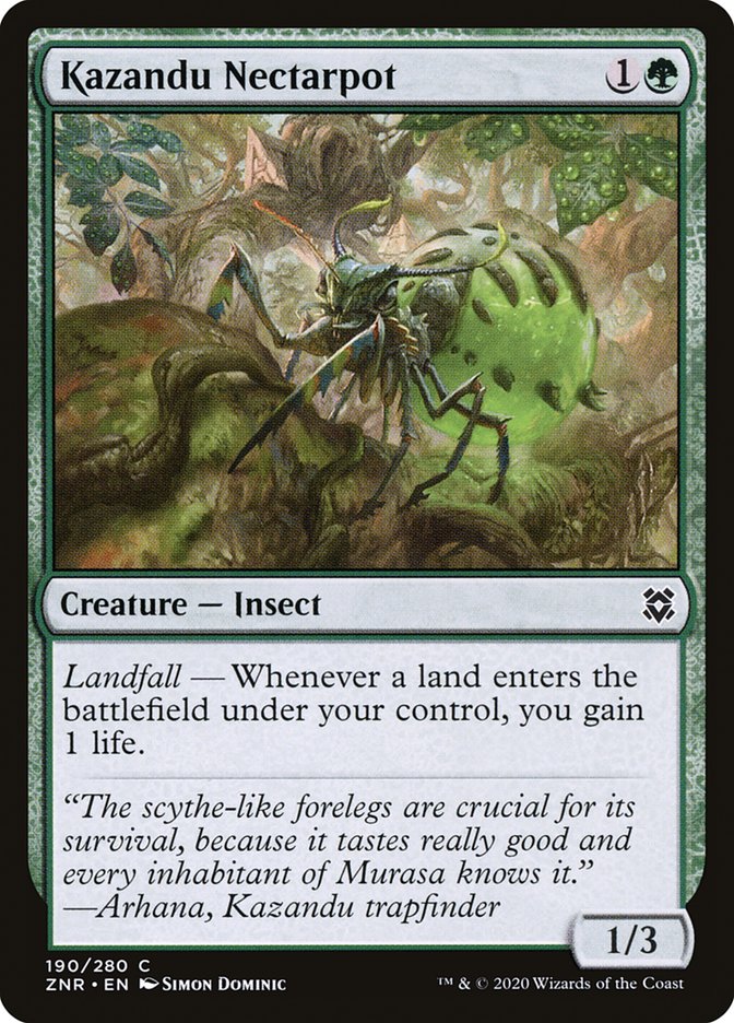 Kazandu Nectarpot [Zendikar Rising] Foil