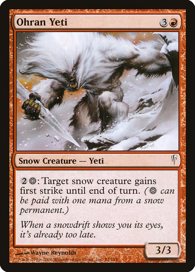 Ohran Yeti [Coldsnap] Foil