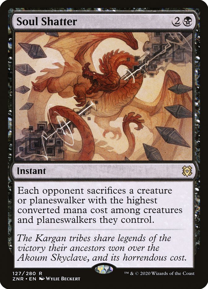 Soul Shatter [Zendikar Rising] Foil