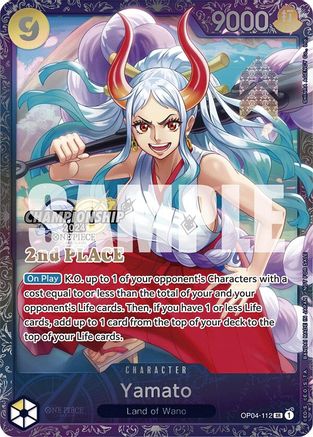 Yamato (Championship 2024 Finals 2nd Place) (OP04-112) - [One Piece Promotion Cards] Foil