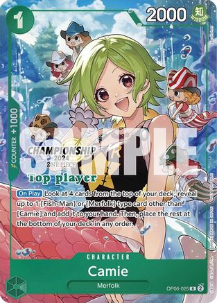 Camie (Championship 2024 Top Player Pack) (OP06-025) - [One Piece Promotion Cards] Foil