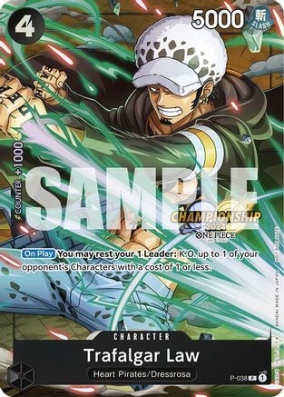Trafalgar Law - P-038 (CS 2024 Event Pack) (P-038) - [One Piece Promotion Cards] Foil
