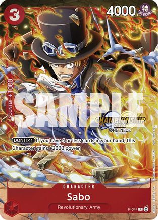 Sabo (CS 2024 Event Pack) (P-044) - [One Piece Promotion Cards] Foil