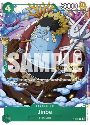 Jinbe (CS 2024 Event Pack) (P-063) - [One Piece Promotion Cards] Foil