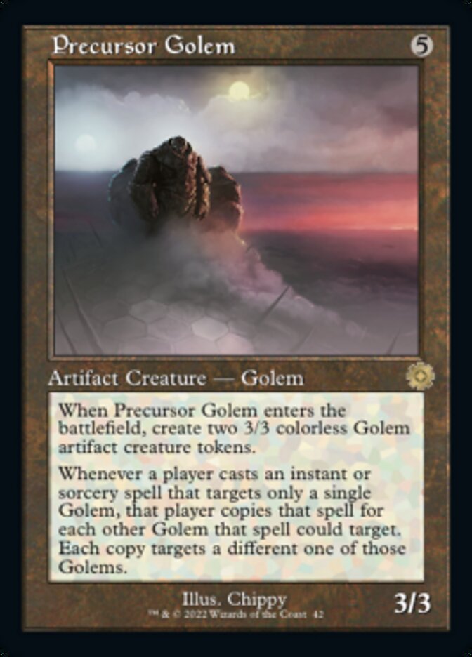 Precursor Golem (Retro) [The Brothers' War Retro Artifacts] Foil