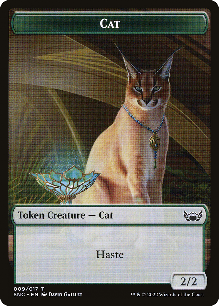 Cat  [Streets of New Capenna Tokens] Foil