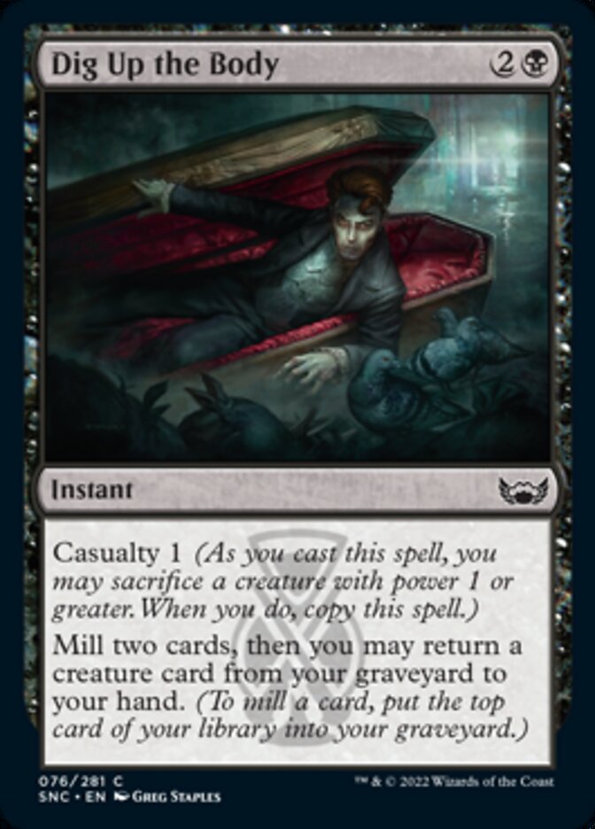 Dig Up the Body [Streets of New Capenna] Foil
