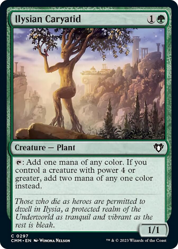Ilysian Caryatid [Commander Masters] Foil