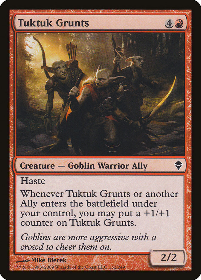 Tuktuk Grunts [Zendikar] Foil